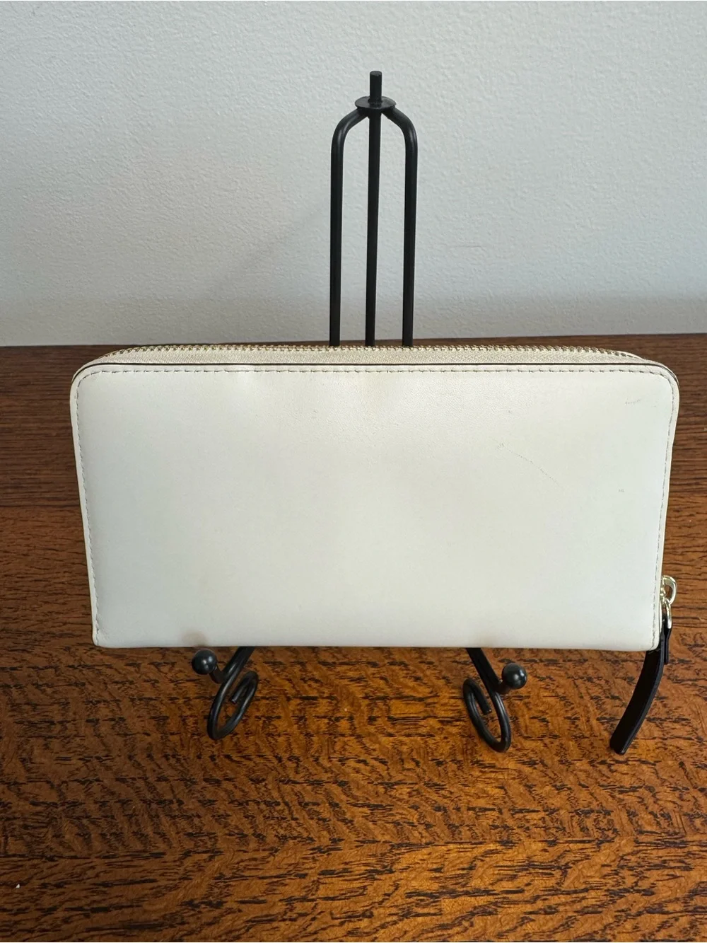 Kate Spade New York Tricolor Bow Zip Around Continental Wallet-EUC